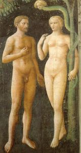 Masolino, Tentazione di Adamo ed Eva