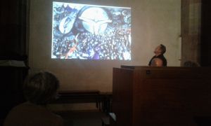 Paolo (Toldo) Quaresima illustra un dipinto di M. Chagall